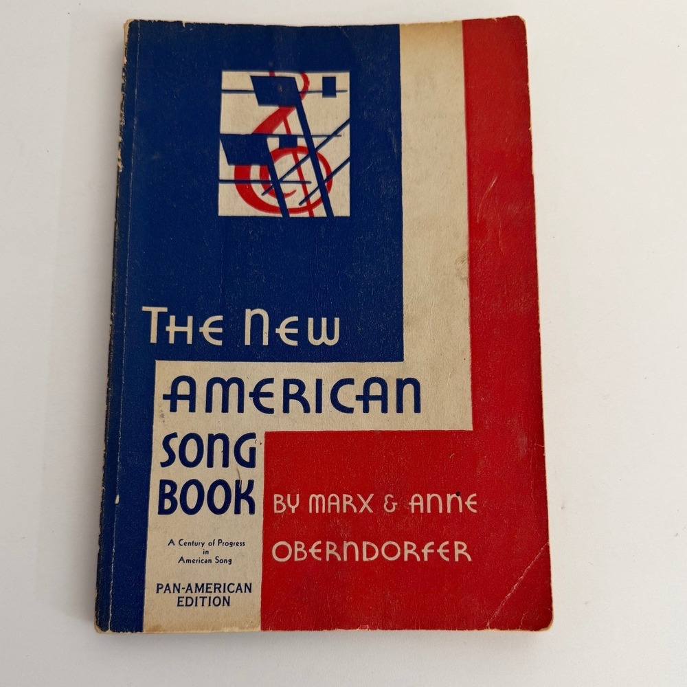 Vintage The New American Song Book Marx‎ & Anne Oberndorfer Pan-American Edition